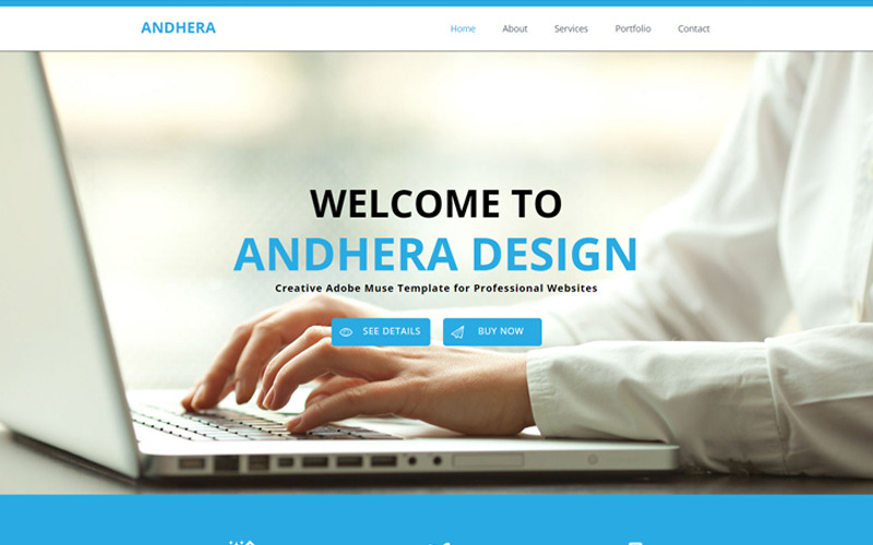 Andhera - багатоцільовий шаблон для музи