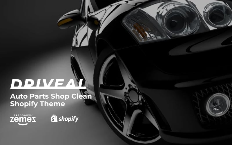 Driveal - Тема Clean Shopify для магазина автозапчастей