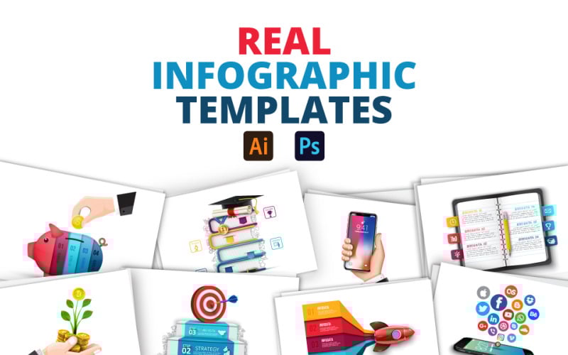 Gerçekçi Animasyonlu Sunumlar İnfografik Elemanları