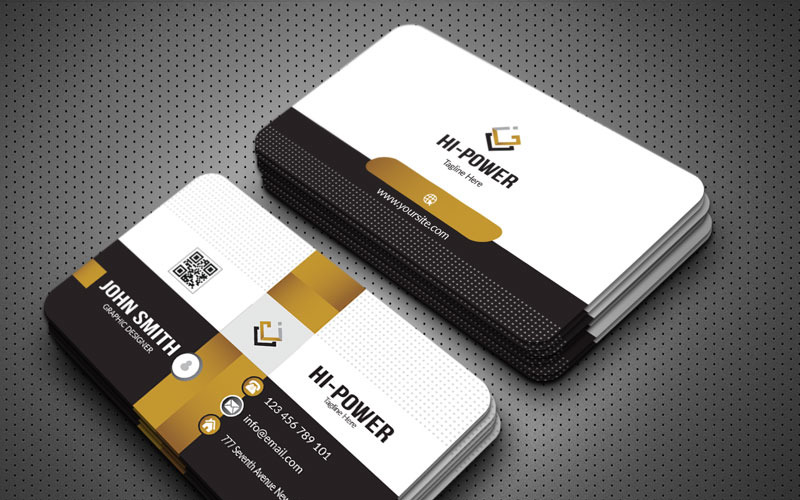 Download Фирменный стиль "Hi-Power - Corporate Identity Template" / Hi-Power - Corporate Identity Template - Фирменный стиль на тему графика abstract art artistic blue building computer corporate graph graphic green hi-quality id kit internet logo modern multimedia official photo play