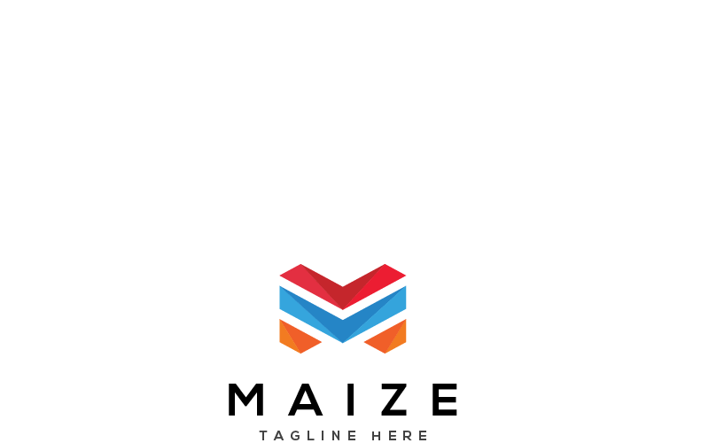 Download Шаблон логотипа "Maize Logo Template" / Maize Logo Template - Шаблон логотипа на тему графика 
