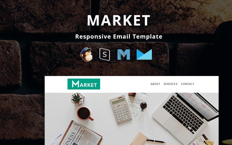 Market - Corporate Responsive Email Newsletter Template