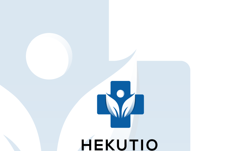 Шаблон логотипа Hekutio