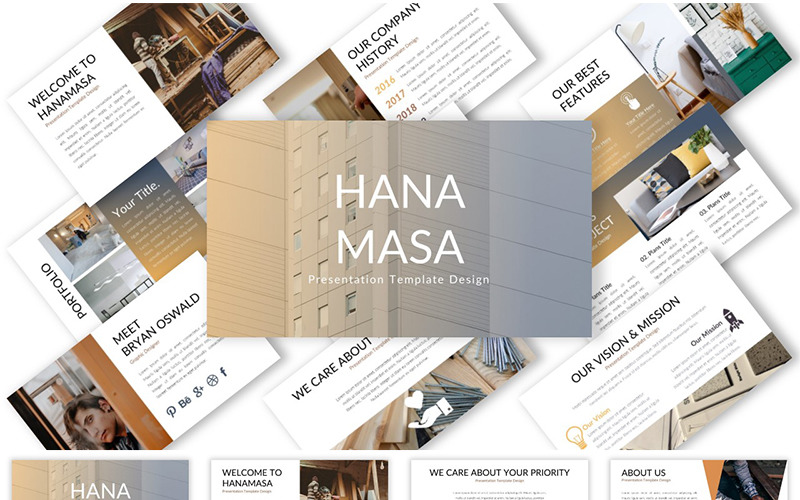Hanamasa - šablona Keynote