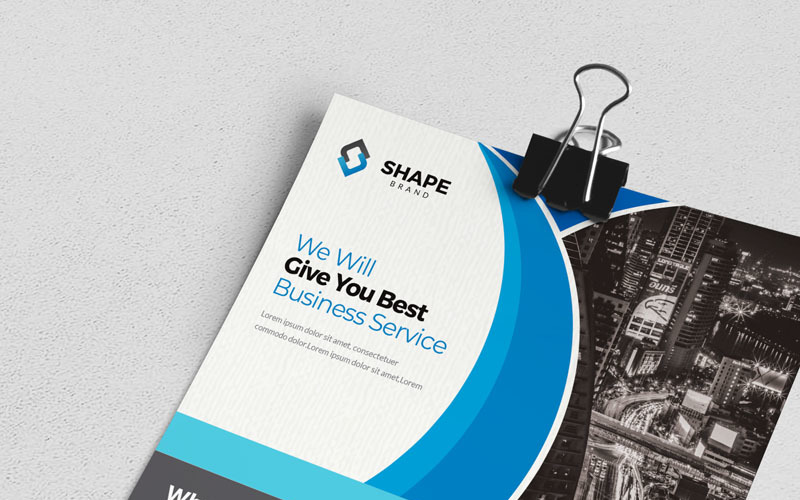 Download Фирменный стиль "Shape - Tiliest - Corporate Identity Template" / Shape - Tiliest - Corporate Identity Template - Фирменный стиль на тему графика flyer corporate corporate creative flyer travel business card card liflet computer internet stationery id kit blue hi-quality official symple green