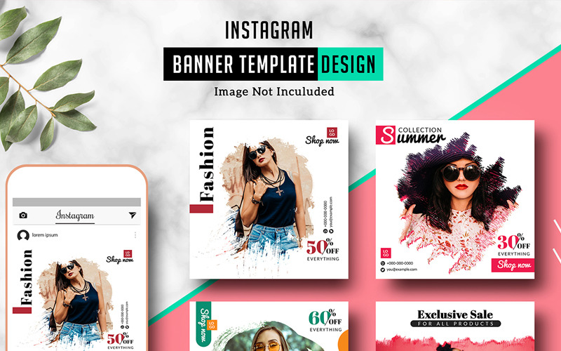 Download Шаблон для соцсетей "Sistec Instagram Banner Social Media Template" / Sistec Instagram Banner Social Media Template - Шаблон для соцсетей на тему графика bannere instagram fashion advertising marketing promotional template photoshop sale discount product square socialmedia