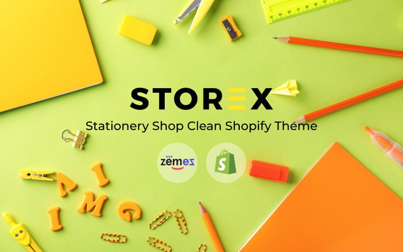 Storex - Чистая тема Shopify Магазин канцелярских товаров