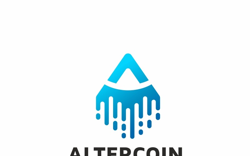 Download Шаблон логотипа "Altercoin A Letter Logo Template" / Altercoin A Letter Logo Template - Шаблон логотипа на тему графика 3d logo a letter a abstract initial advance application business colorful corporate template creative rainbow digital app financial investment game