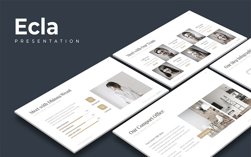 Ecla - modello PowerPoint