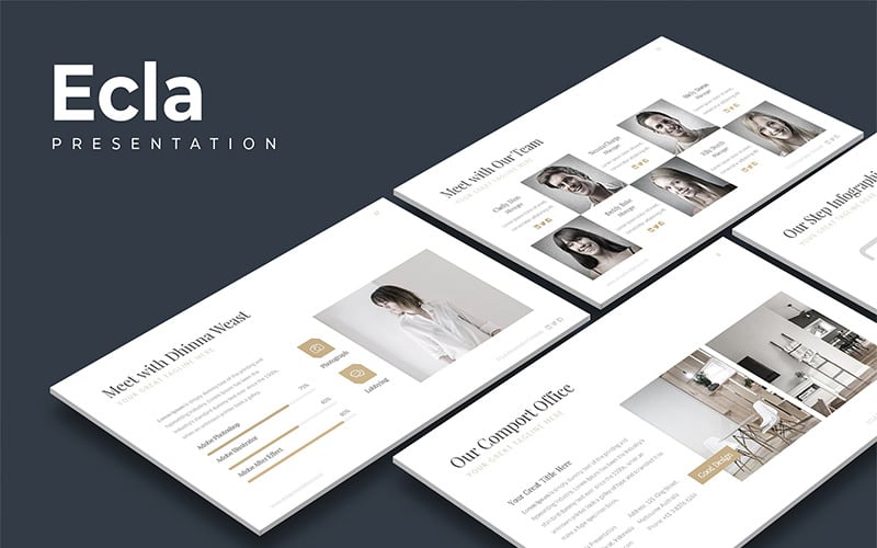 Ecla - modelo PowerPoint