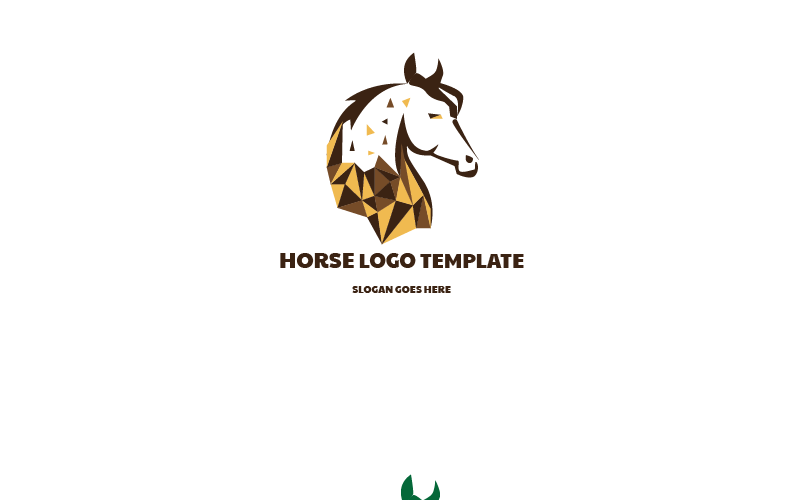 Download Шаблон логотипа "Horse Logo Template" / Horse Logo Template - Шаблон логотипа на тему графика horse logo template animal speed horses