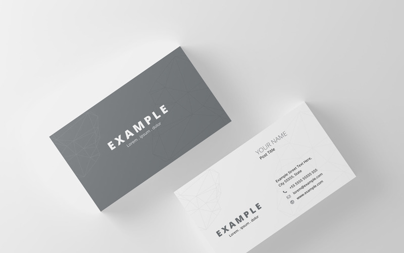 Download Фирменный стиль "Professional Business Card - Corporate Identity Template" / Professional Business Card - Corporate Identity Template - Фирменный стиль на тему графика business card design printable cards template minimalist minimal minimalism psd creative corporate real estate photography