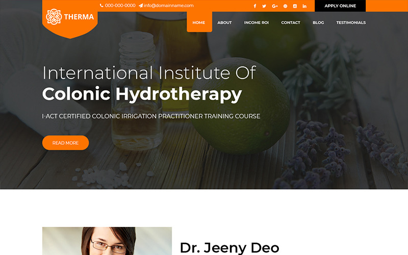Download PSD шаблон "Therma - Multipurpose Therapy Clinic PSD Template" / Therma - Multipurpose Therapy Clinic PSD Template - PSD шаблон на тему графика therapy clinic theme template psd photoshop