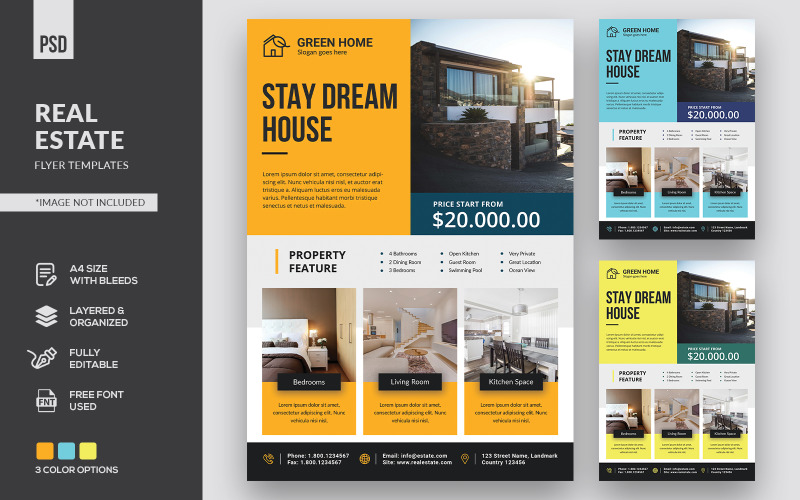 Download Фирменный стиль "Real Estate Flyers - Corporate Identity Template" / Real Estate Flyers - Corporate Identity Template - Фирменный стиль на тему графика flyer,template,business,design,real estate,advertise,architecture,graphic,home,paper,house,industry,city,agent,building,advertising,promotion,property,interior,exterior