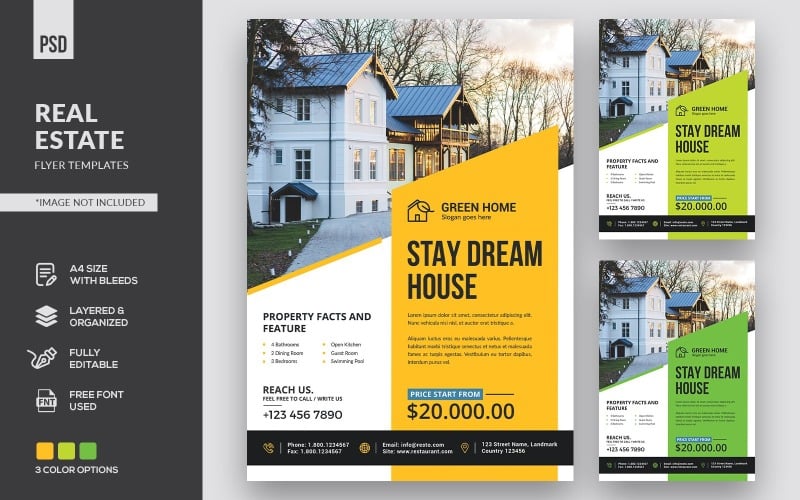 Real Estate Flyers - Corporate Identity Template