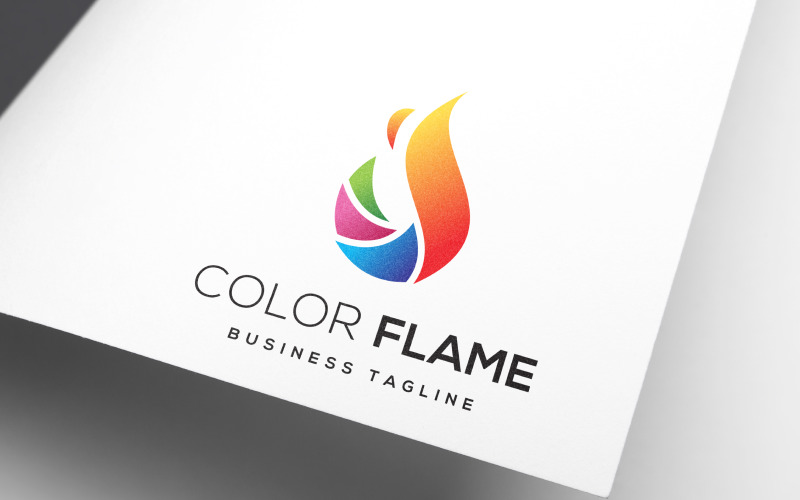 Download Шаблон логотипа "Creative Color Flame Logo Template" / Creative Color Flame Logo Template - Шаблон логотипа на тему графика abstract,application,burn,computer,cool,creative,energy,fire,flame,fluid,foil,heat,hot,internet,logo,modern,studio,media,event,business