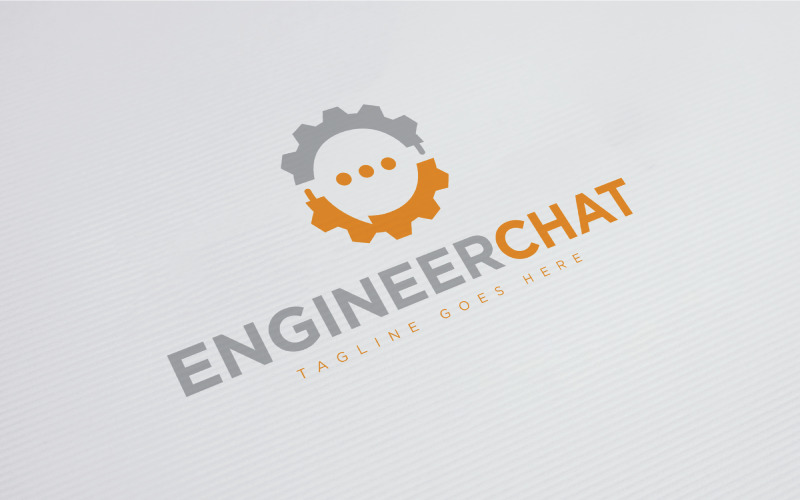 Engineer Chat Logo Template #82926 - TemplateMonster