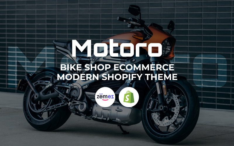 Motoro - Bike Shop e-handel Modernt Shopify-tema