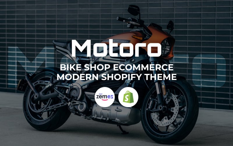 Motoro - Tema moderno de Shopify para comercio electrónico de Bike Shop