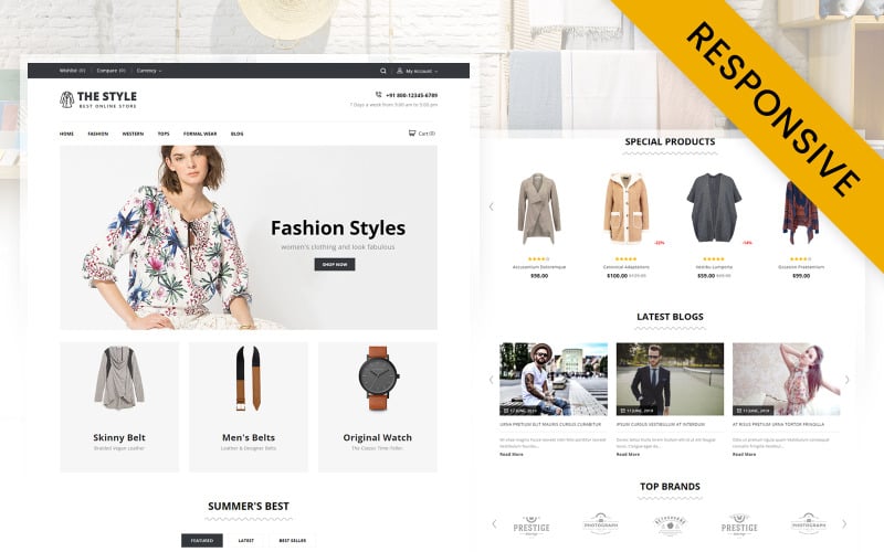 The Style - Minimal Store Shopify-Thema