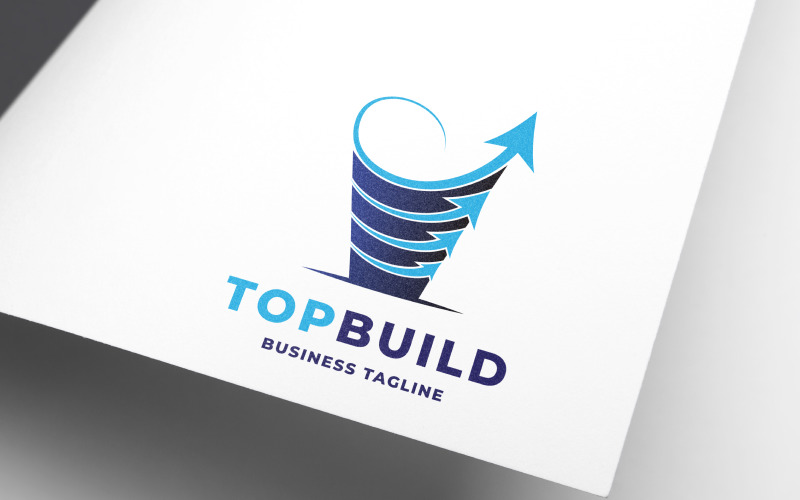 Download Шаблон логотипа "Top Build Real Estate Invest Logo Template" / Top Build Real Estate Invest Logo Template - Шаблон логотипа на тему графика agency,architect,architecture,build,building,capital,city,construct,construction,development,finance,home,house,insurance,investment,marketing,property,real,estate,top