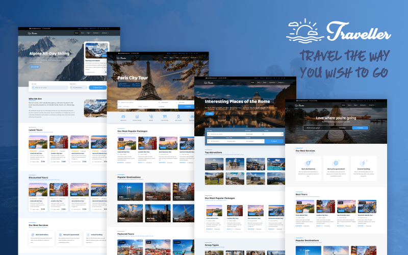 Traveler - Tema de WordPress para viajes y excursiones