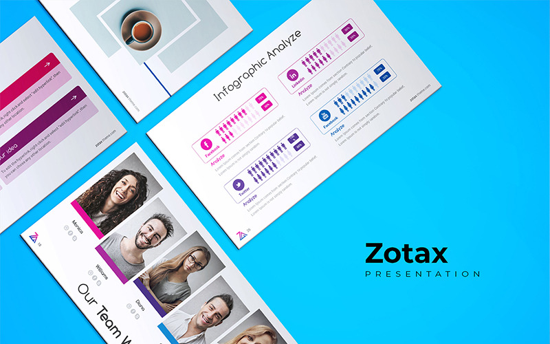 Zotax - PowerPoint template #83081 - TemplateMonster