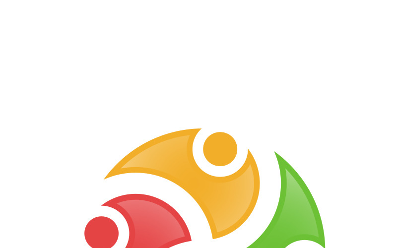 Download Шаблон логотипа "Color Family Logo Template" / Color Family Logo Template - Шаблон логотипа на тему графика logo design graphics modern company business brand creative professional