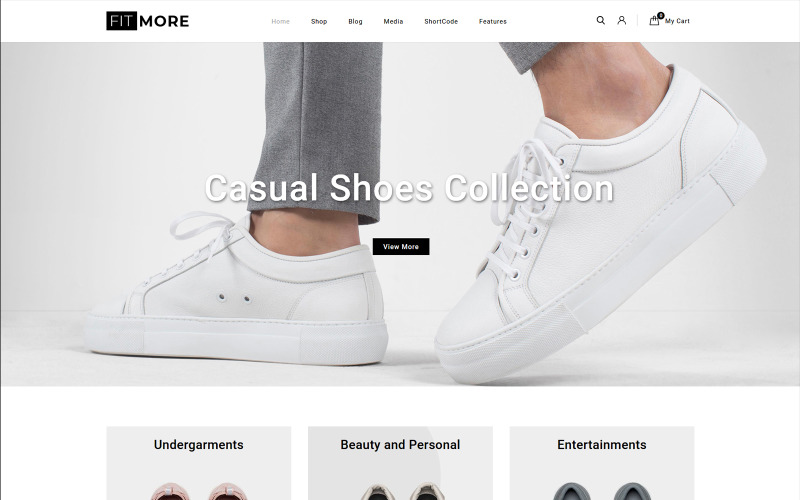 обувь тема woocommerce