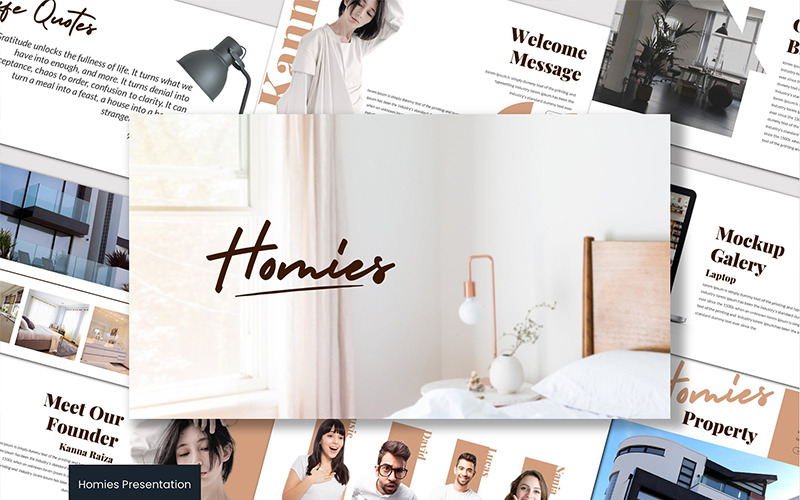 Homies PowerPoint template