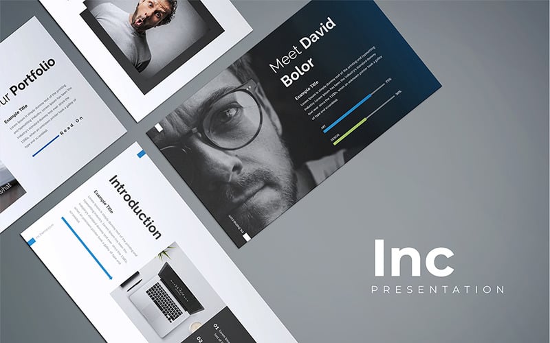 Inc PowerPoint template