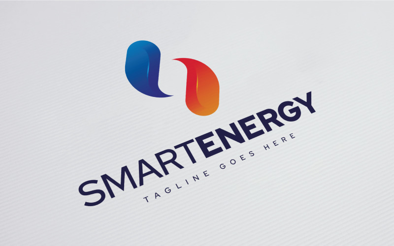 Inteligentní energie Logo šablona