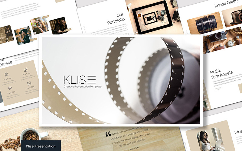 Modello PowerPoint di Klise