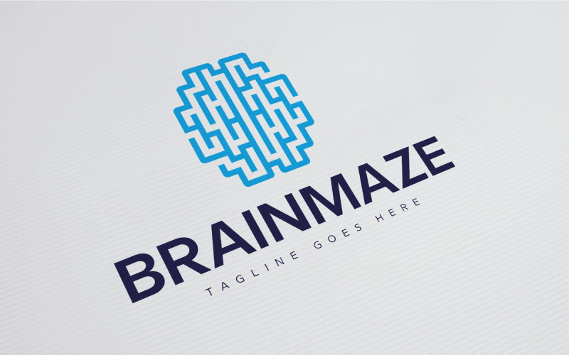 Download Шаблон логотипа "Brain Maze Logo Template" / Brain Maze Logo Template - Шаблон логотипа на тему графика brain,brainstorm,communication,connect,cortex,creative,development,intelligence,labyrinth,logo,maze,medical,network,neurology,research,smart,software,synergy,tech,technology