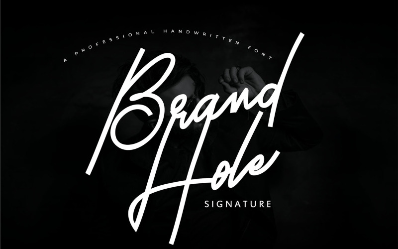 Download Шрифт "Brand Hole | Handwritten Signature Font" / Brand Hole | Handwritten Signature Font - Шрифт на тему графика handwritten,calligraphy,lettering,text,alphabet,type,typography,script,abc,hand,design,font,set,art,brush,letter,drawn,modern,vector,style