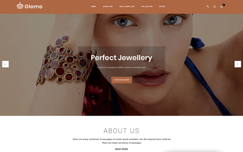 Glemo - Jewelry Shop OpenCart Template