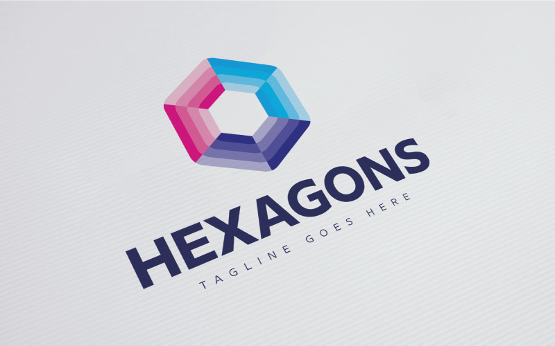 Download Шаблон логотипа "Hexagons Logo Template" / Hexagons Logo Template - Шаблон логотипа на тему графика agency,bold,box,colorful,cube,cubic,cubical,group,hexagon,hexagonal,logo,media,solution,solutions,studio,symbol,tech,techno,technology,geometric