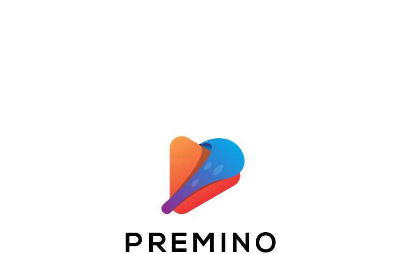 Шаблон логотипа Premino
