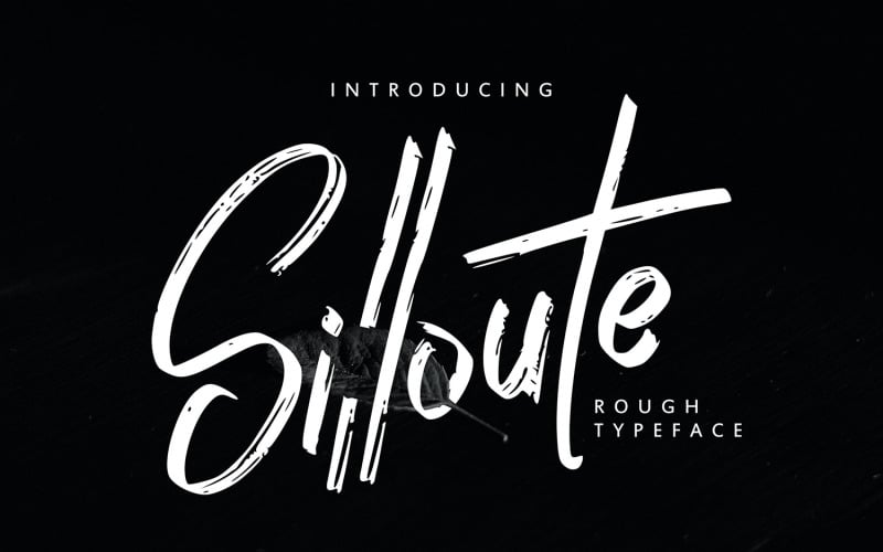 Silloute | Kaba Stil El Yazısı Yazı Tipi