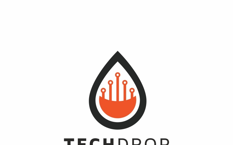 Download Шаблон логотипа "Drop Technology Logo Template" / Drop Technology Logo Template - Шаблон логотипа на тему графика blue box brand branding business cube cubic cubical drop health healthy hexa hexagon logo identity liquid modern nature ocean polygon