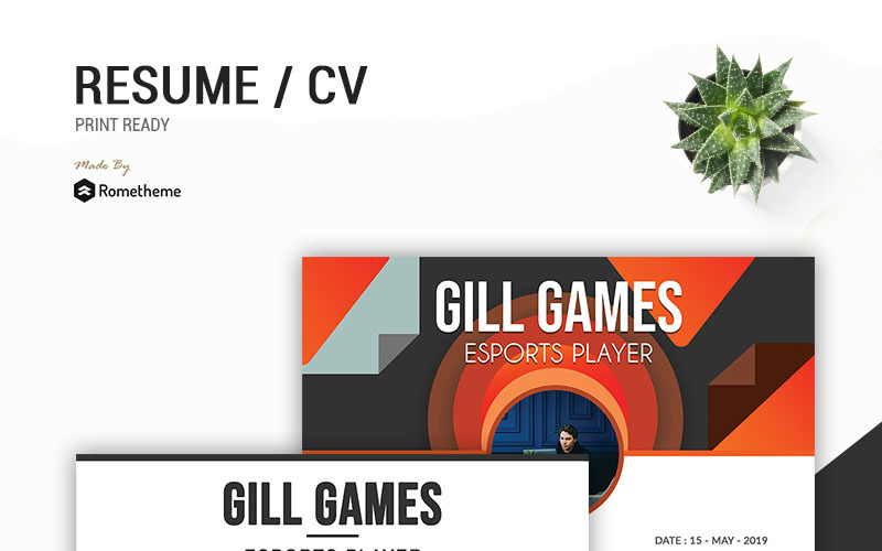Download Резюме "Gill Gam - Resume Template" / Gill Gam - Resume Template - Резюме на тему графика creative curriculum cv freelance freelancer hire illustrator job minimalist modern personal photoshop portfolio resume simple