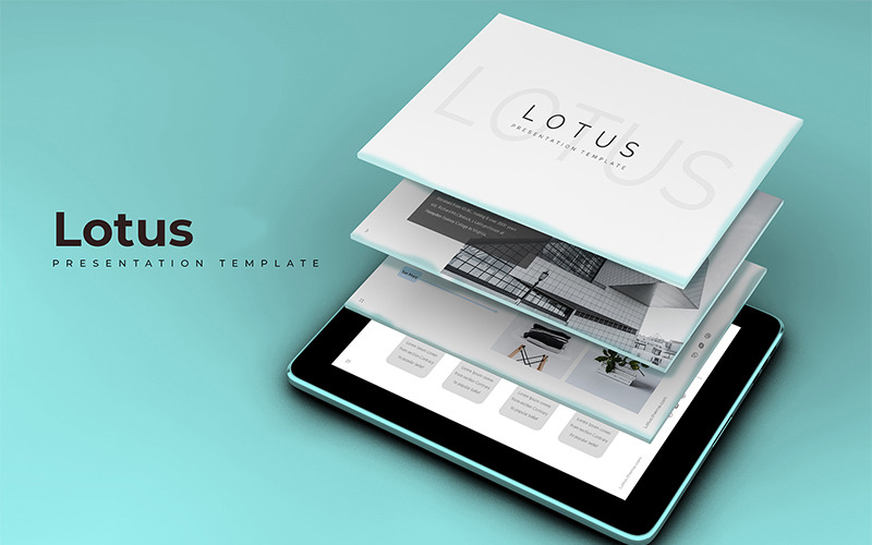 Lotus - - Keynote-sjabloon