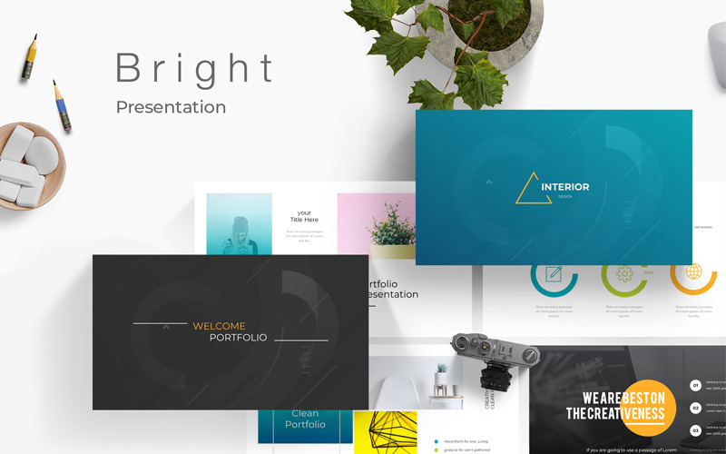 Plantilla de PowerPoint creativa