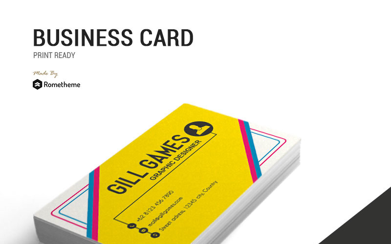 Download Фирменный стиль "Memphis - Business Card - Corporate Identity Template" / Memphis - Business Card - Corporate Identity Template - Фирменный стиль на тему графика brand branding business clean company corporate creative fashion modern personal photography printable professional sided simple card identity