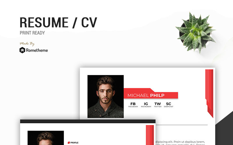 Download Резюме "Michael Philp Resume Template" / Michael Philp Resume Template - Резюме на тему графика creative curriculum cv freelance freelancer hire illustrator job minimalist modern personal photoshop portfolio resume simple
