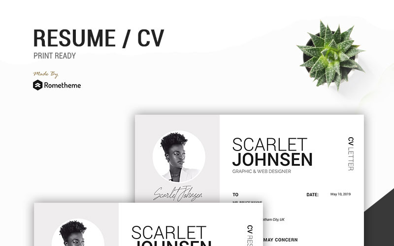 Download Резюме "Scarlet Johnsen - Resume Template" / Scarlet Johnsen - Resume Template - Резюме на тему графика creative curriculum cv freelance freelancer hire illustrator job minimalist modern personal photoshop portfolio resume simple