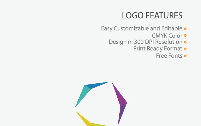 Download Шаблон логотипа "Tri Angel Logo Template" / Tri Angel Logo Template - Шаблон логотипа на тему графика logo design template vector abstract icon colorful business illustration corporate symbol shape modern identity creative company concept art idea