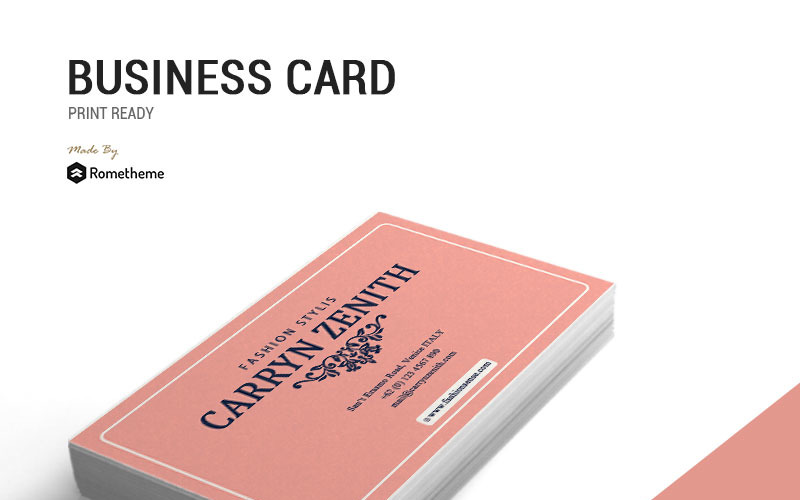 Download Фирменный стиль "Fashion Sense - Business Card - Corporate Identity Template" / Fashion Sense - Business Card - Corporate Identity Template - Фирменный стиль на тему графика brand branding business clean company corporate creative fashion modern personal photography printable professional sided simple card identity