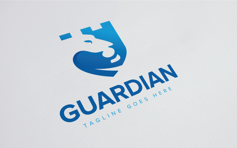 Шаблон логотипа Guardian