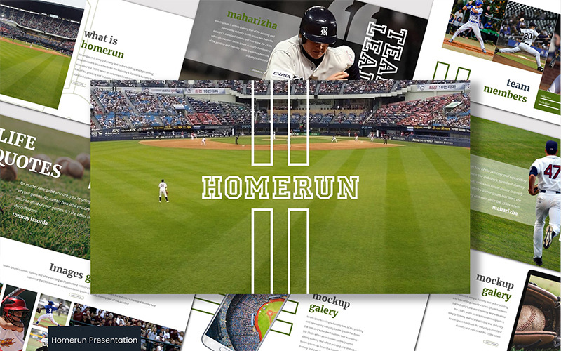 Homerun - - Modello di Keynote